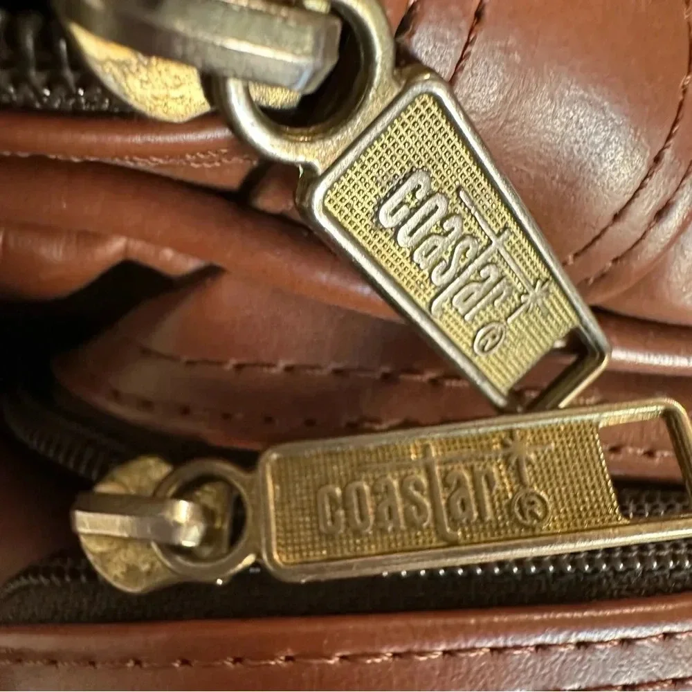 Vintage Coast Tan Brown Leather Camera Case 9